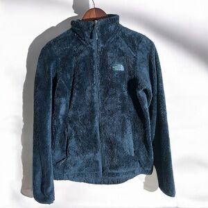 The North Face Women’s Osito Sherpa Fleece Sweater  Size XS Full Zip Navy Blue